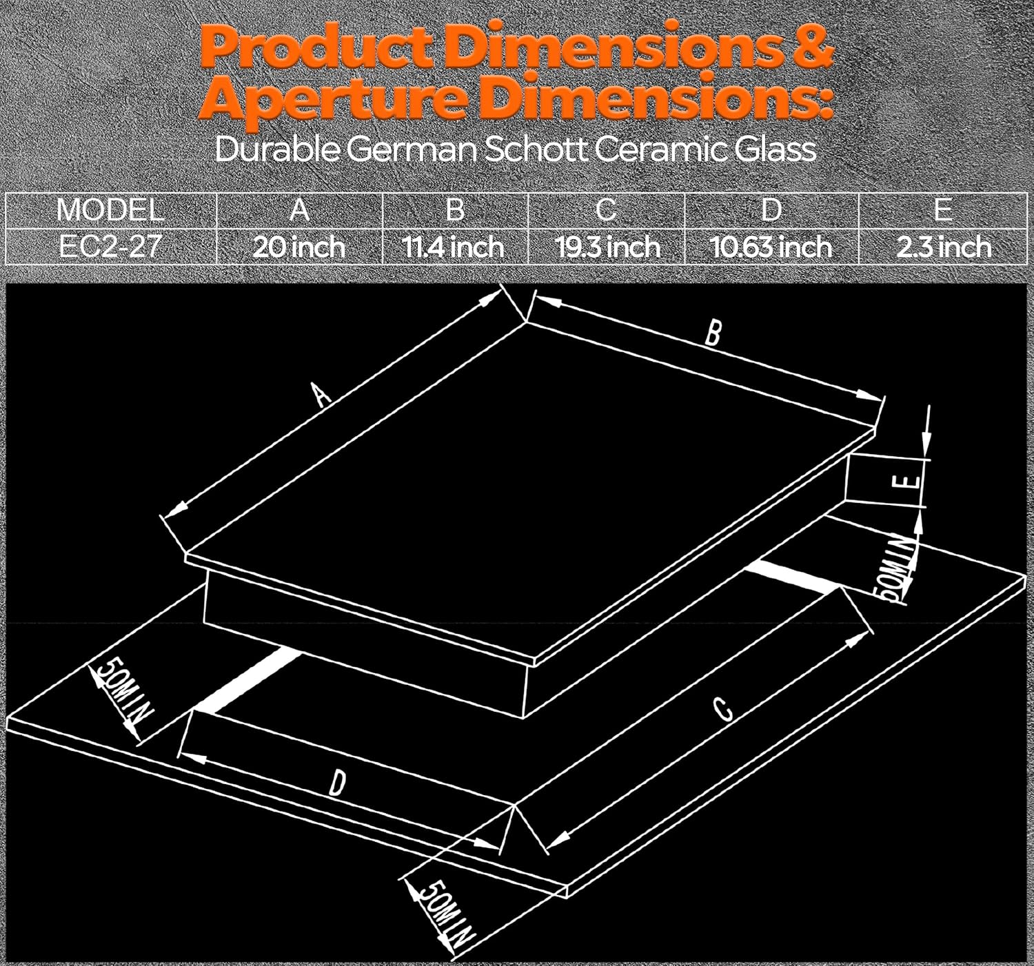 RambleWood 2-Burner Electric Cooktop for 29999