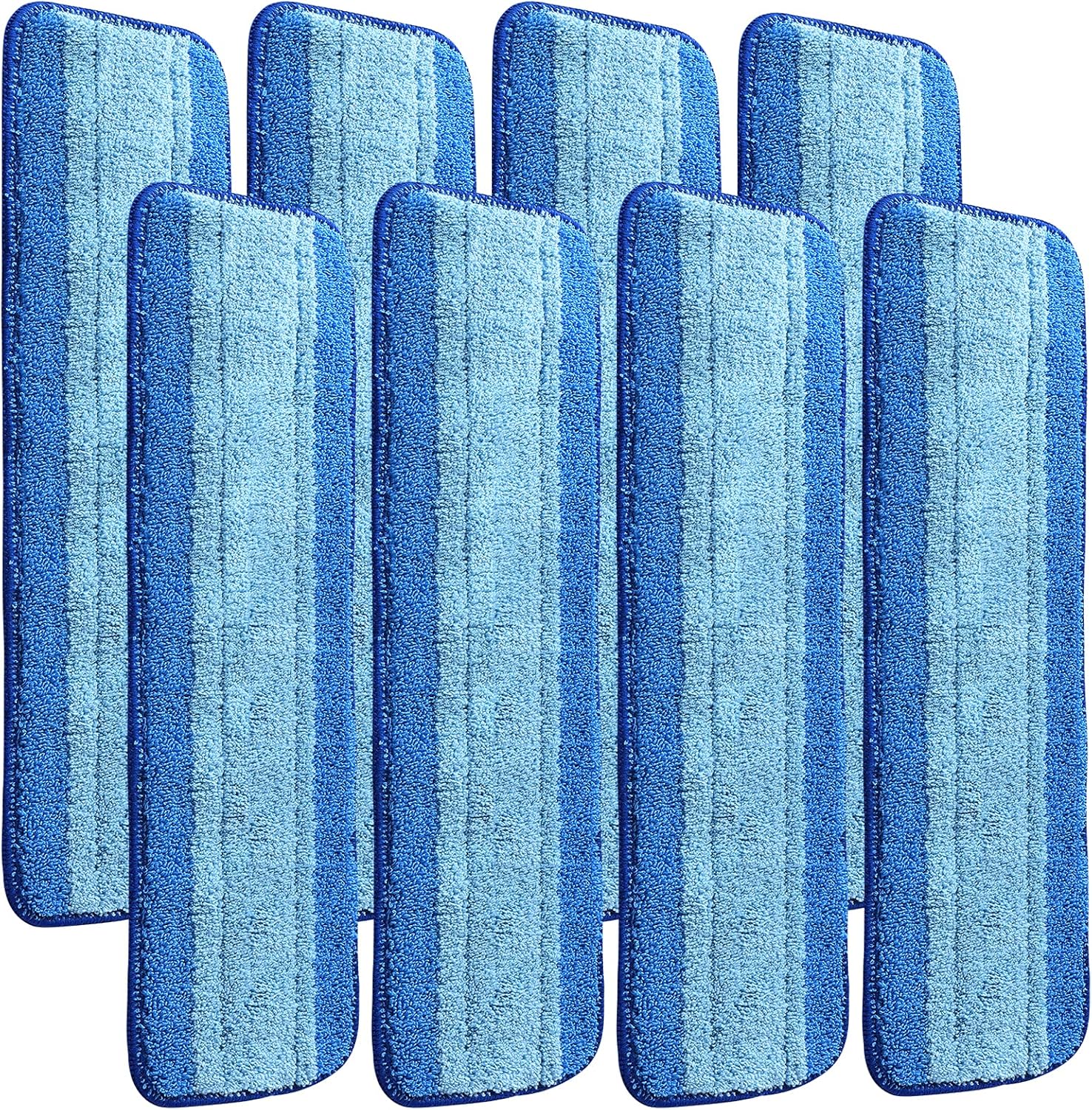 Gazeer 8-Pack Microfiber Mop Pad Set Easy to Use